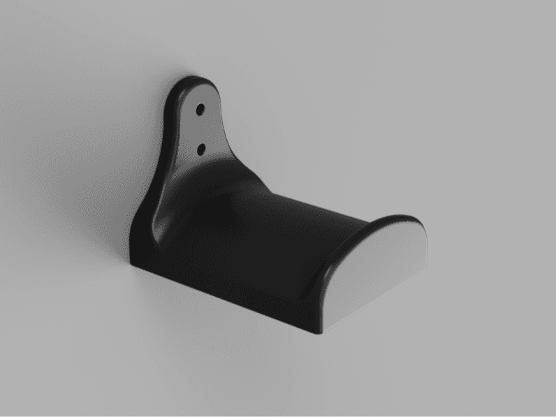 Cornhole Board Wall Mount 3D model preview