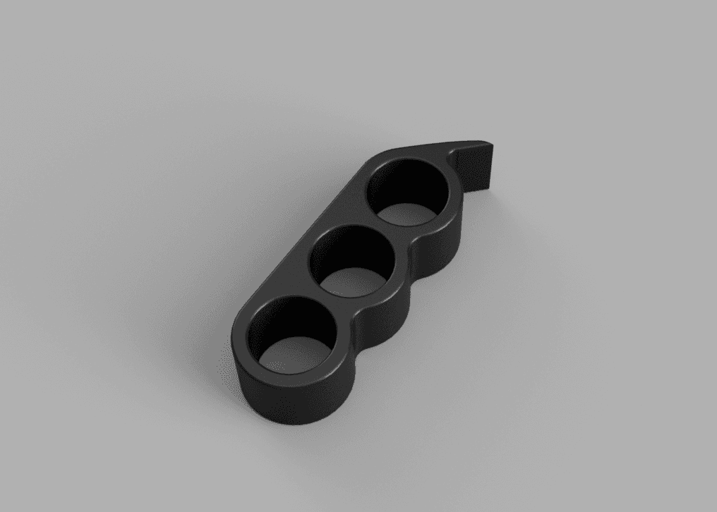 Tesla Hitch Cover Removal Tool 3D model preview