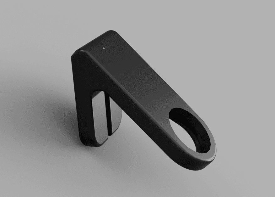 Stick On Apple Watch Charger Wall Mount 3D model preview
