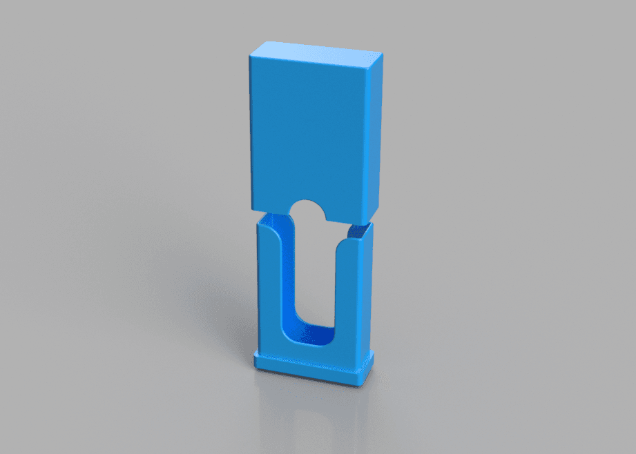 Sliding Credit Card Box 3D model preview