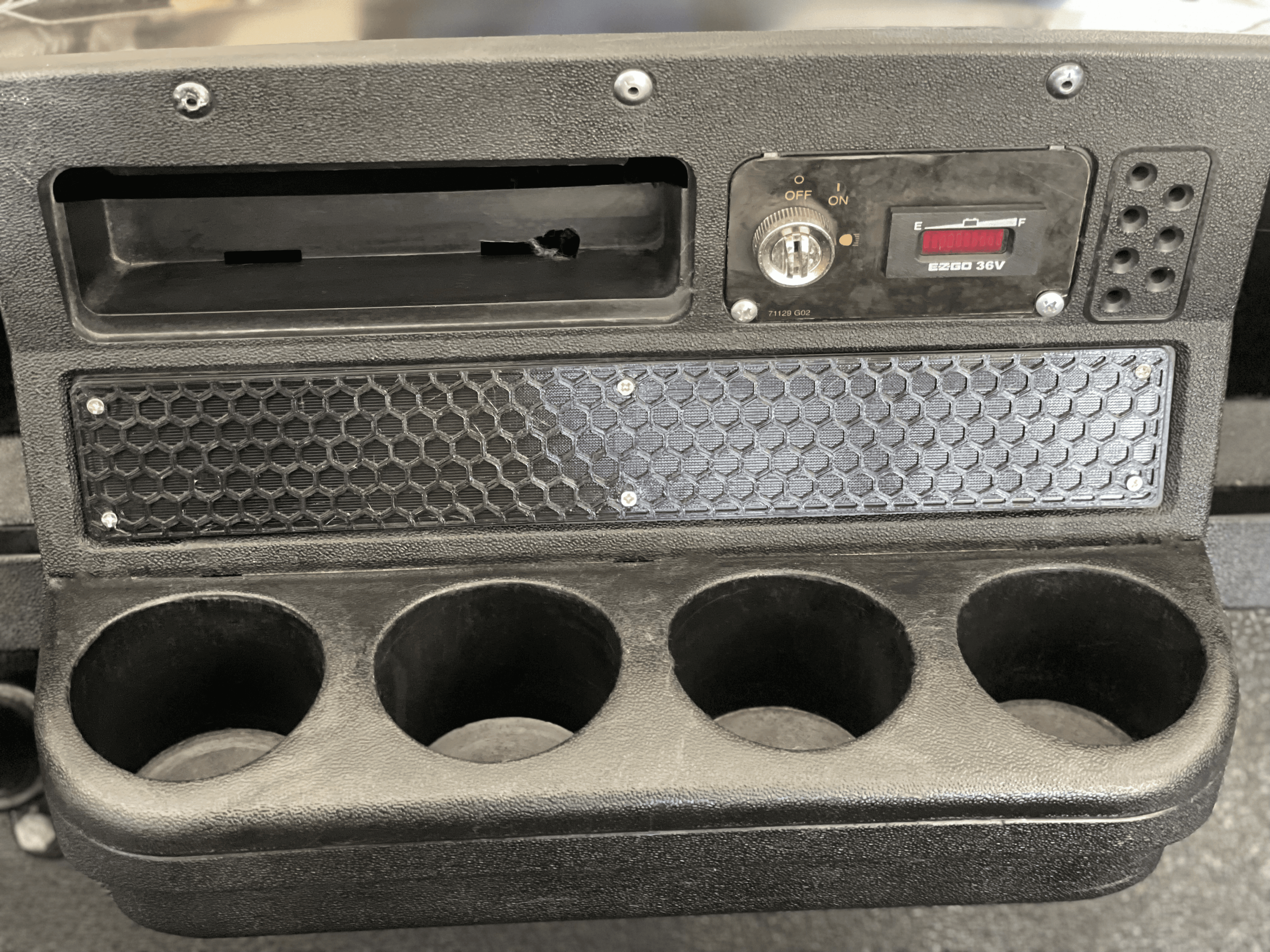 Golf Cart Panel/Plate 3D model preview