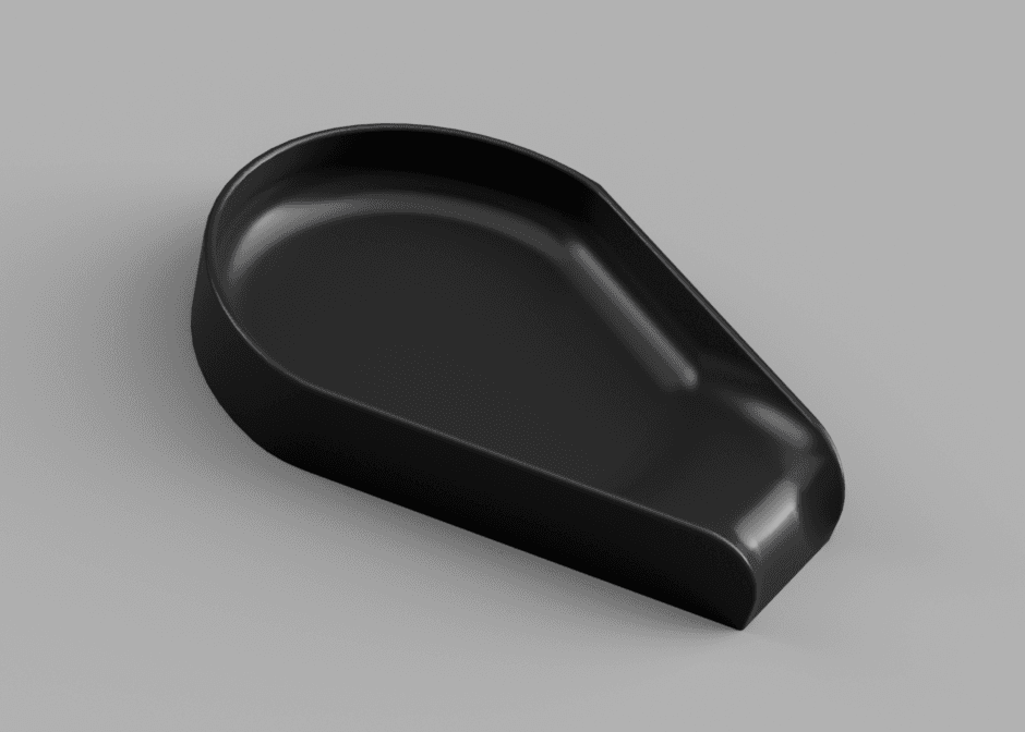 Minimalist Ladle Holder 3D model preview