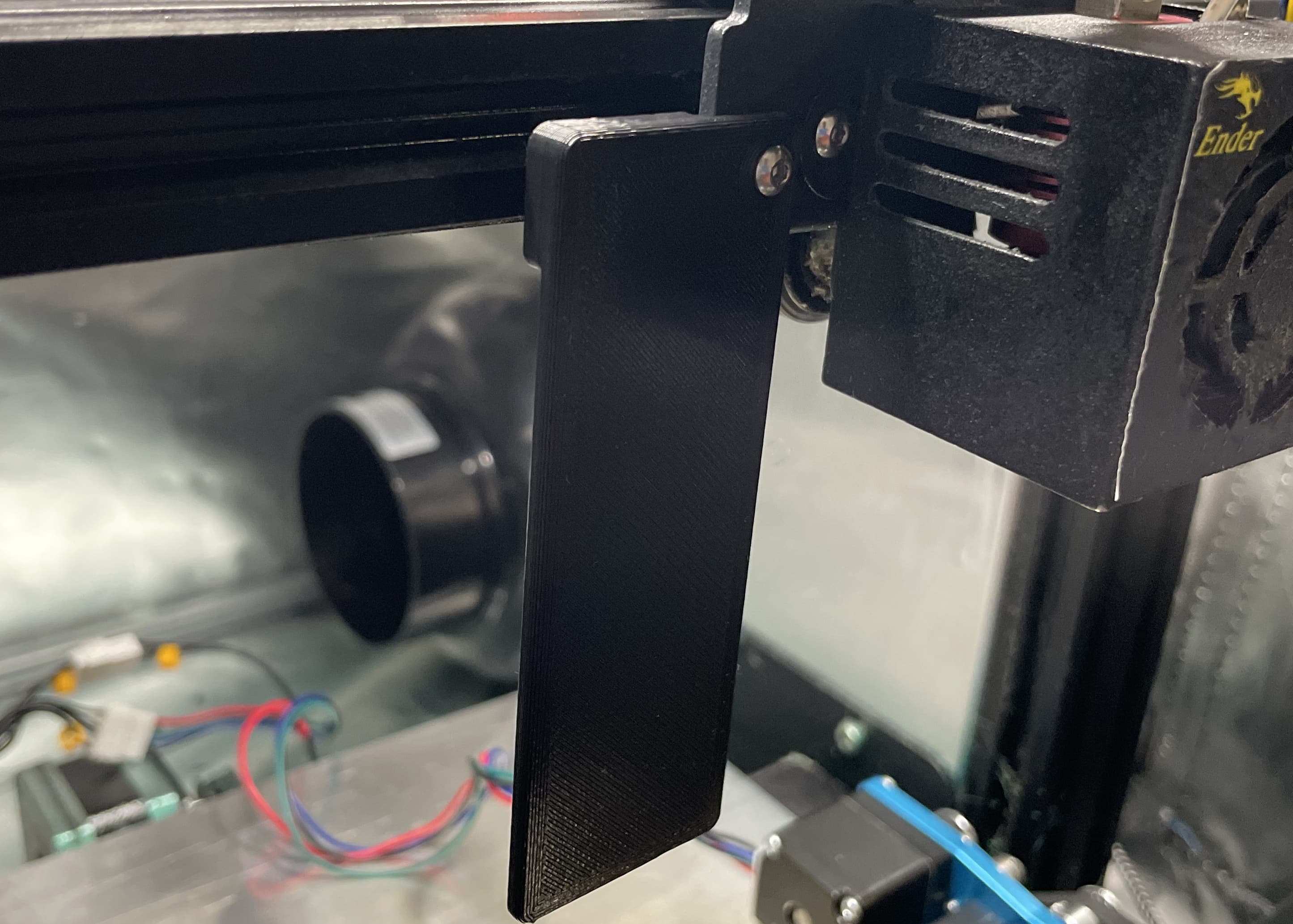 Laser Mounting Plate for Creality Falcon 10W laser and Ender 3 Pro 3D model preview