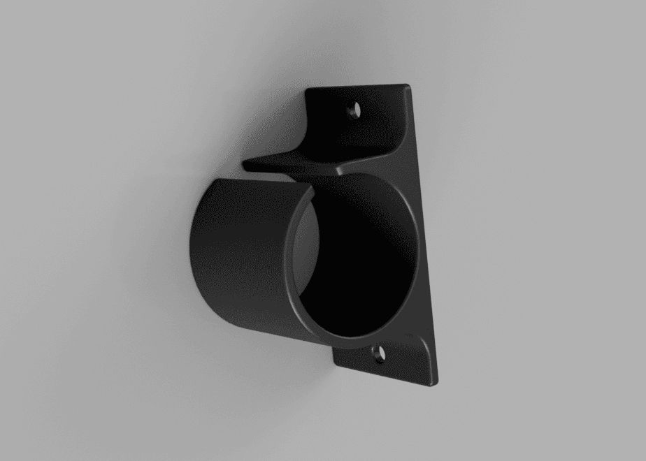 Stand-off Cable Channel - Flush Mount 3D model preview