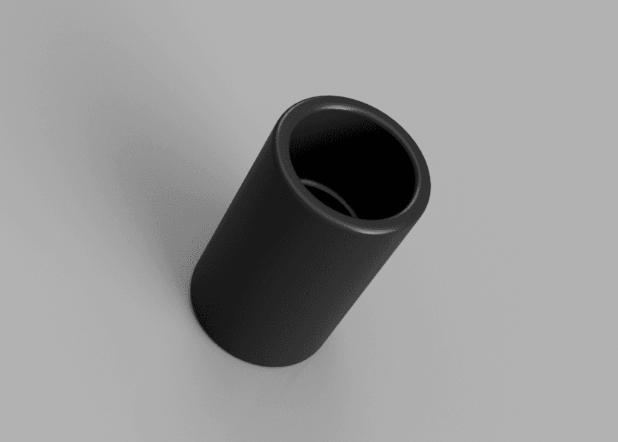 PVC .5" Coupling/Adapter 3D model preview