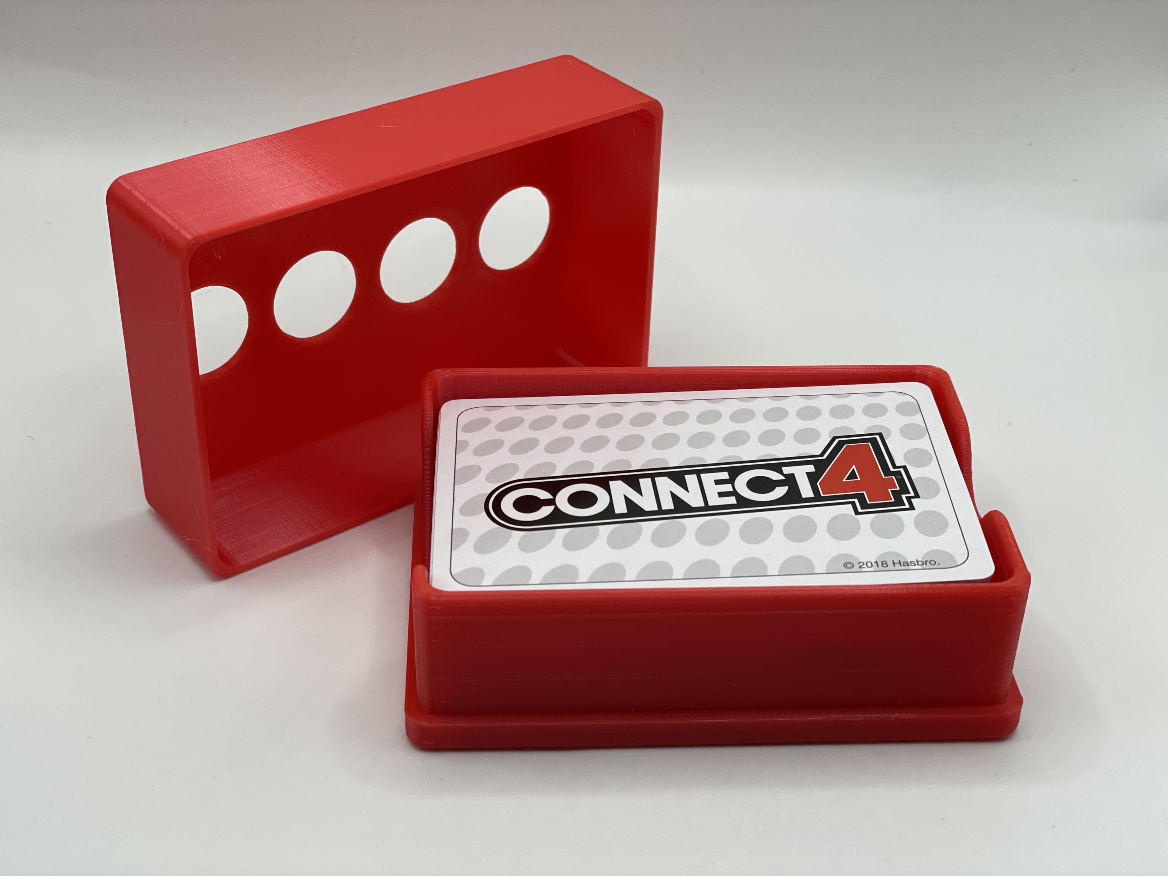 Connect 4 Card Game Box, Travel Connect 4 Card Box 3D model preview
