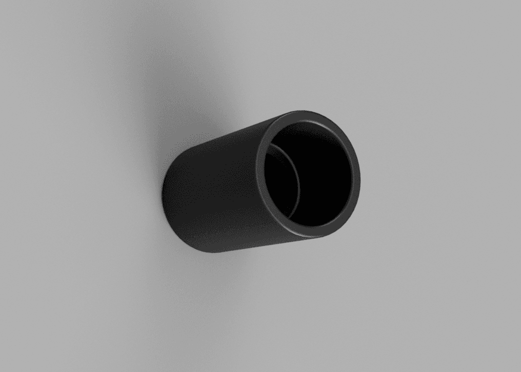 PVC 1" to .75" Coupling/Adapter 3D model preview