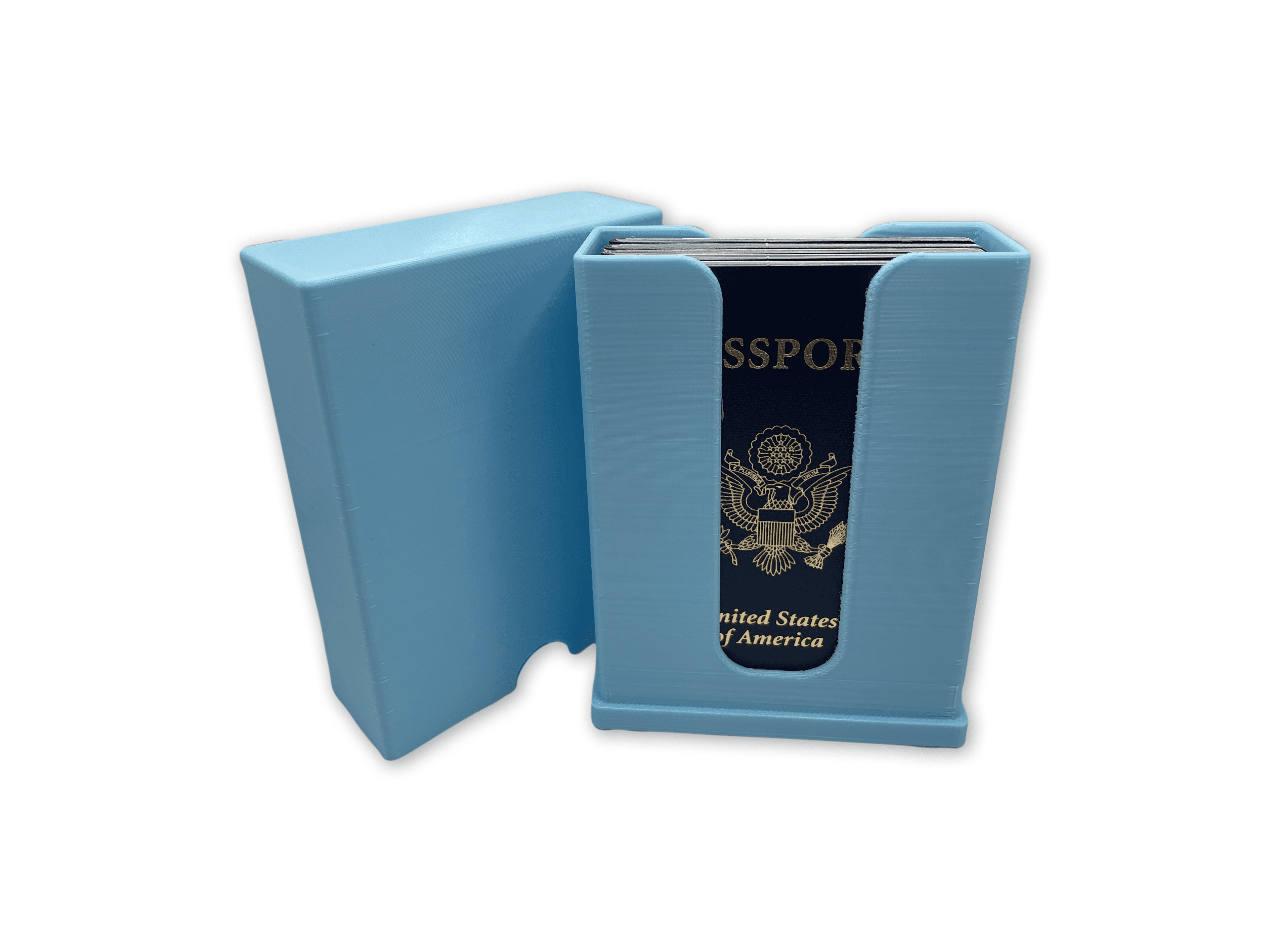 Passport Travel Box, Travel Case 3D model preview