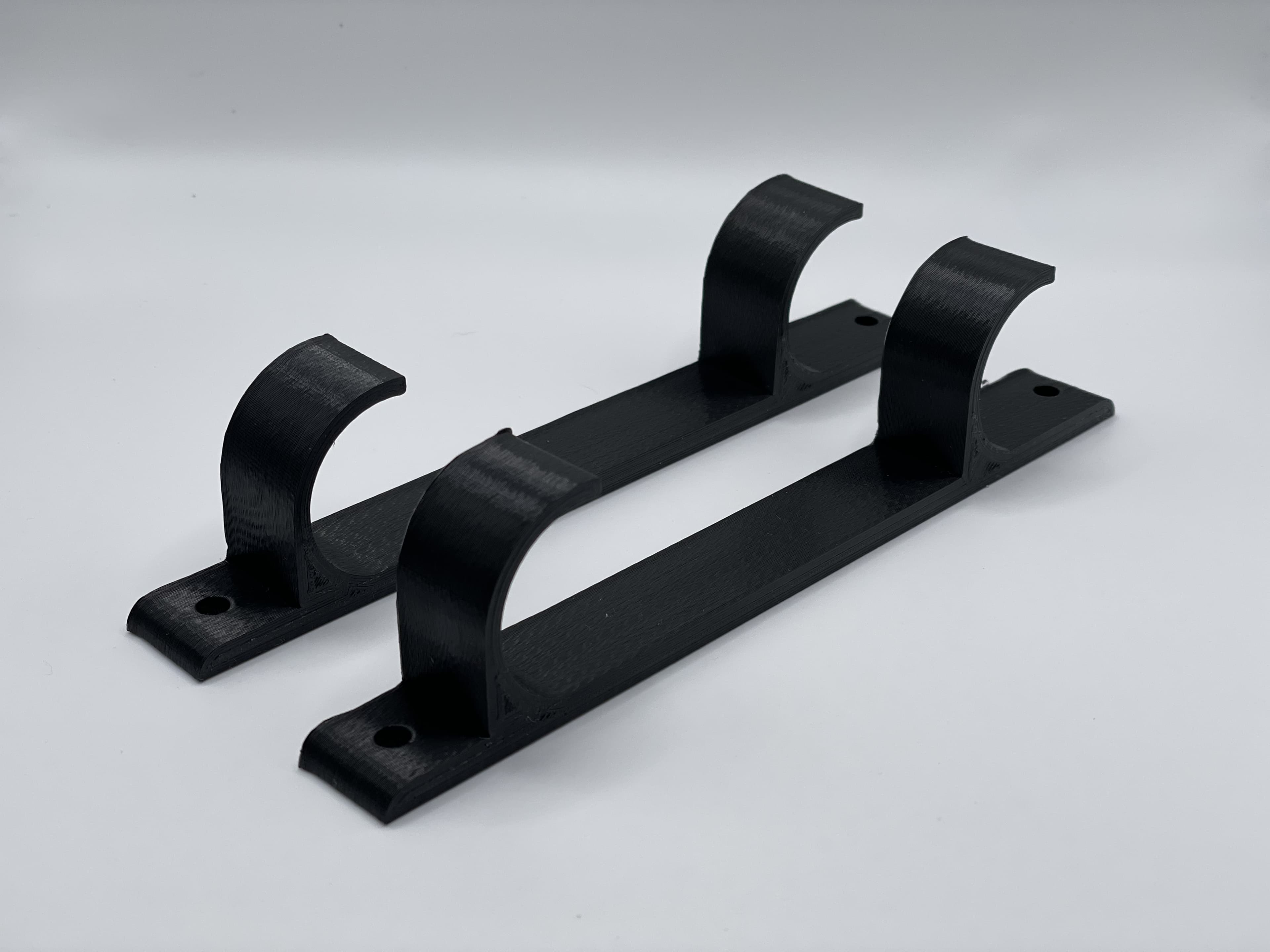 Fishing Rod Wall Mount 3D model preview
