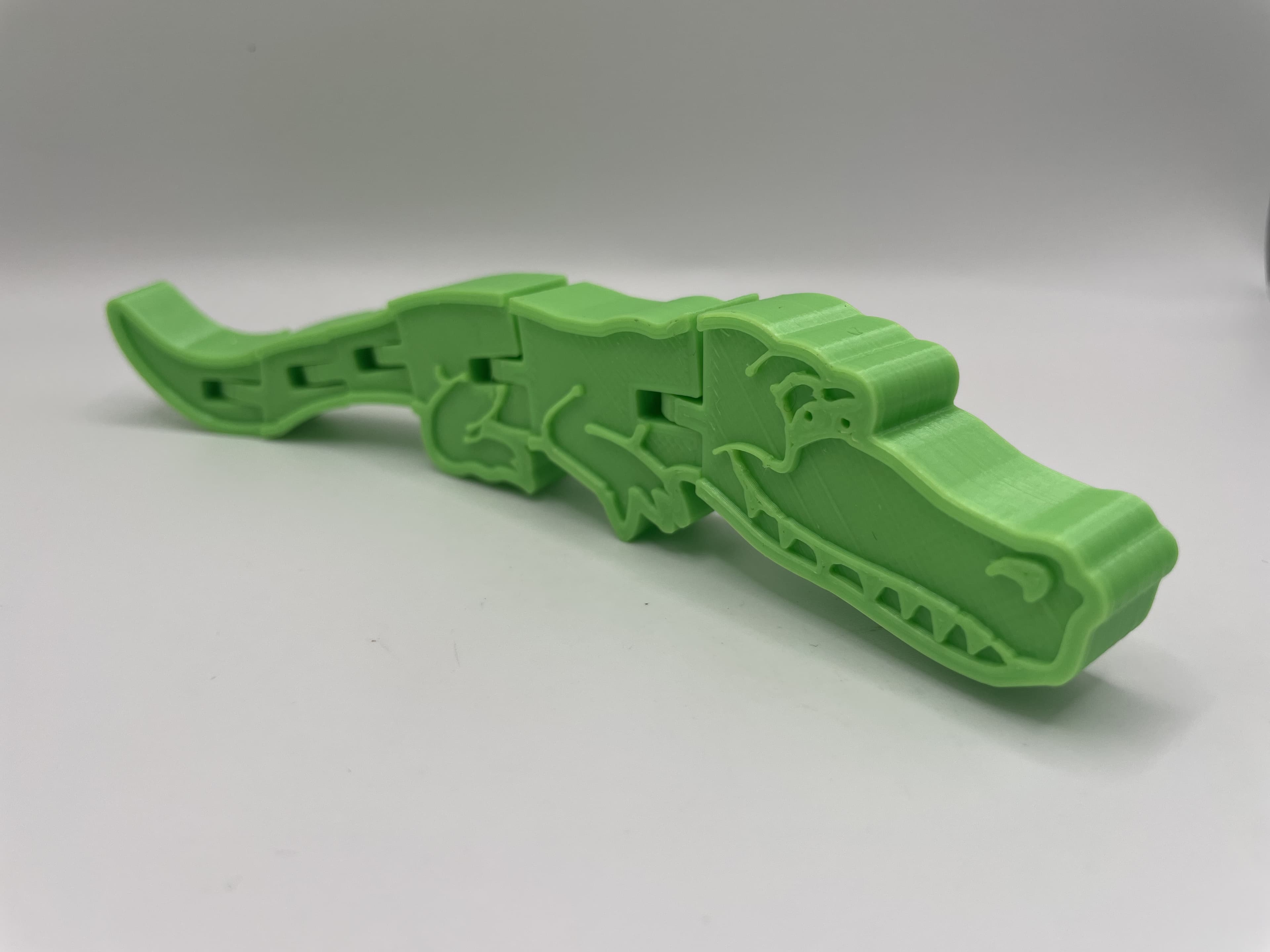 Flexi Alligator 3D model preview
