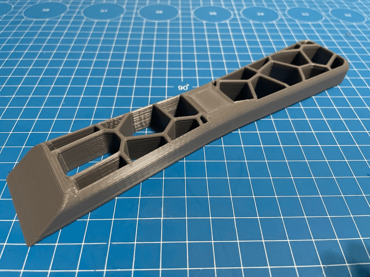 Voronoi Print Bed Scraper 3D model preview
