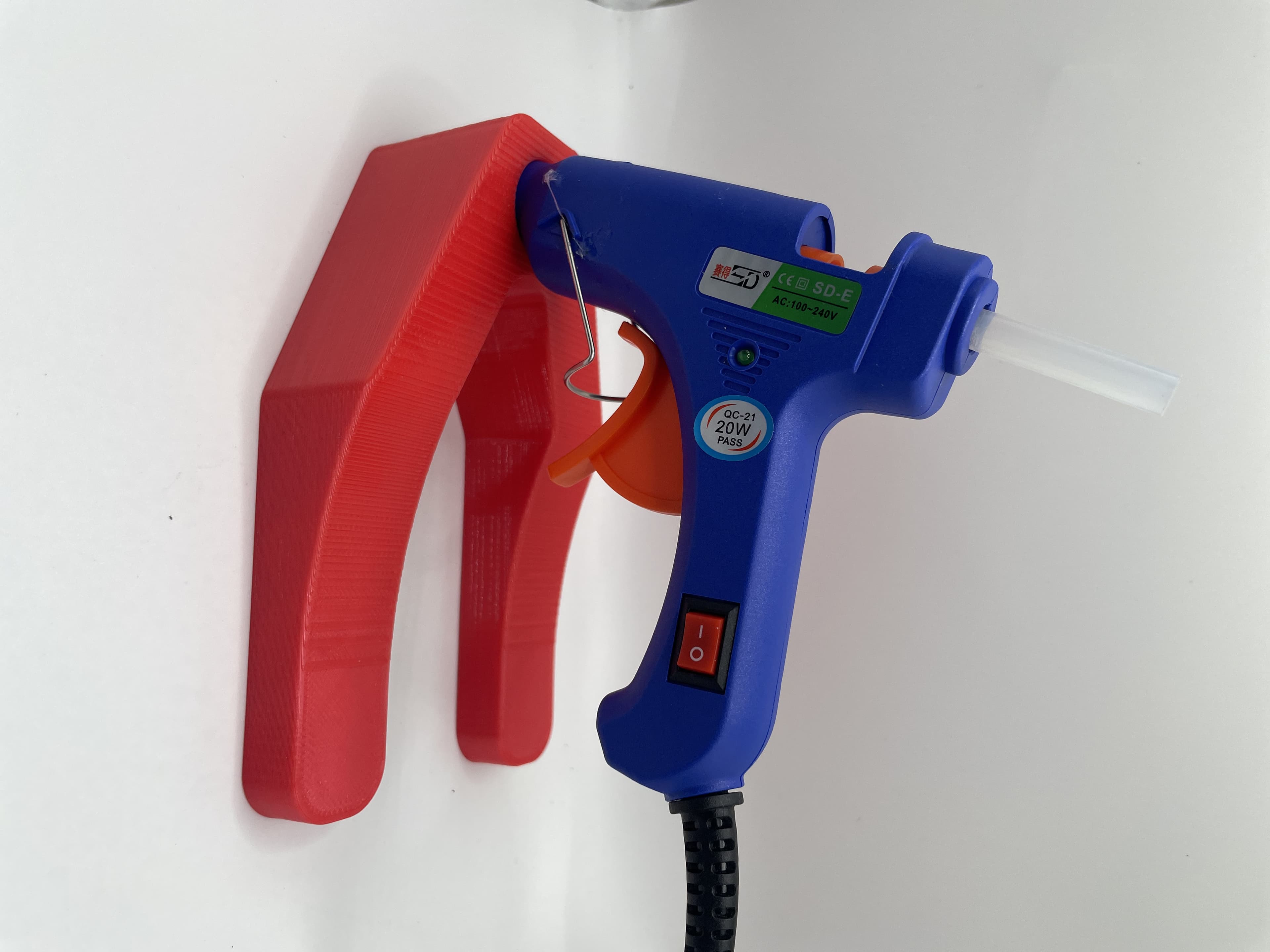 Hot Glue Gun/3D Pen Holder 3D model preview