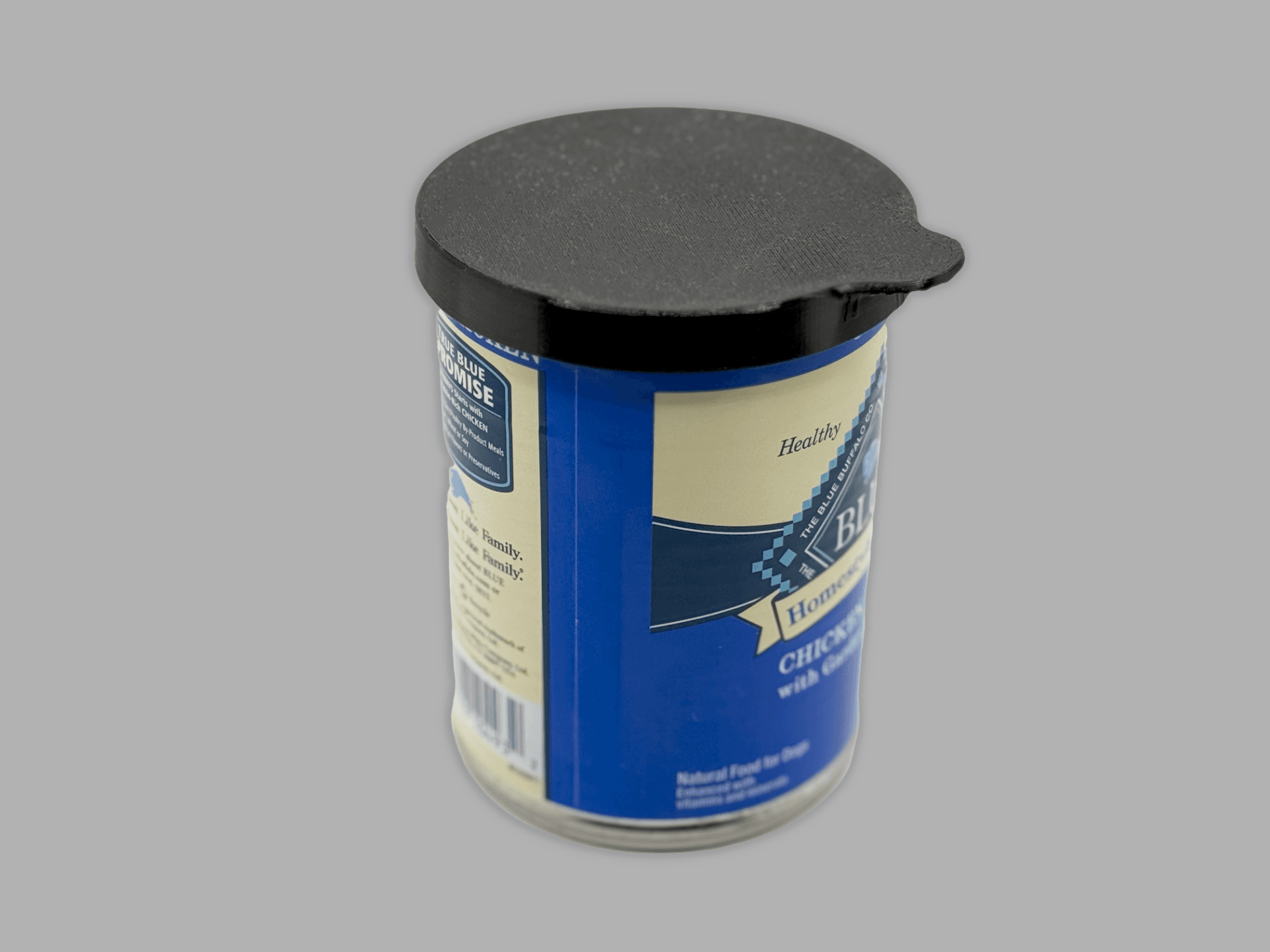 Dog Food Can Lid - 75mm 3D model preview