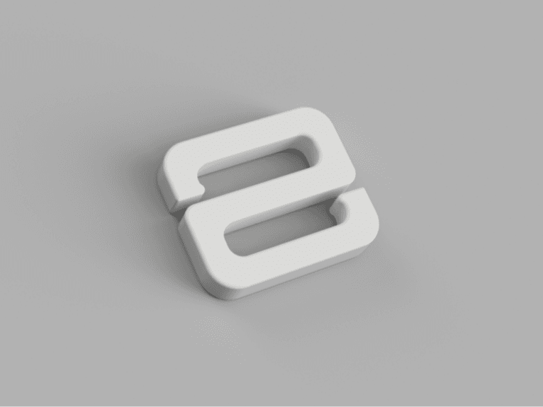 Dress Strap Hook 3D model preview