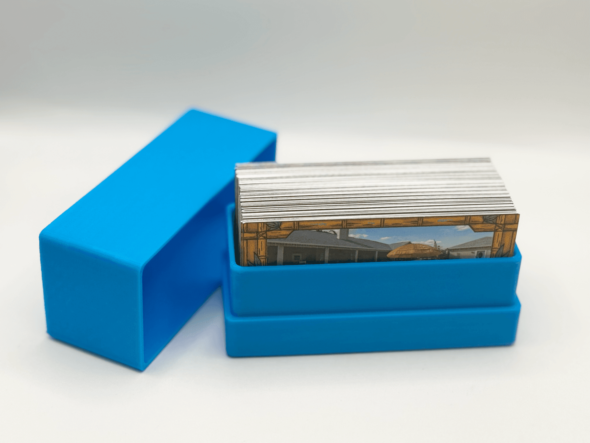 Business Card Holder with Lid 3D model preview