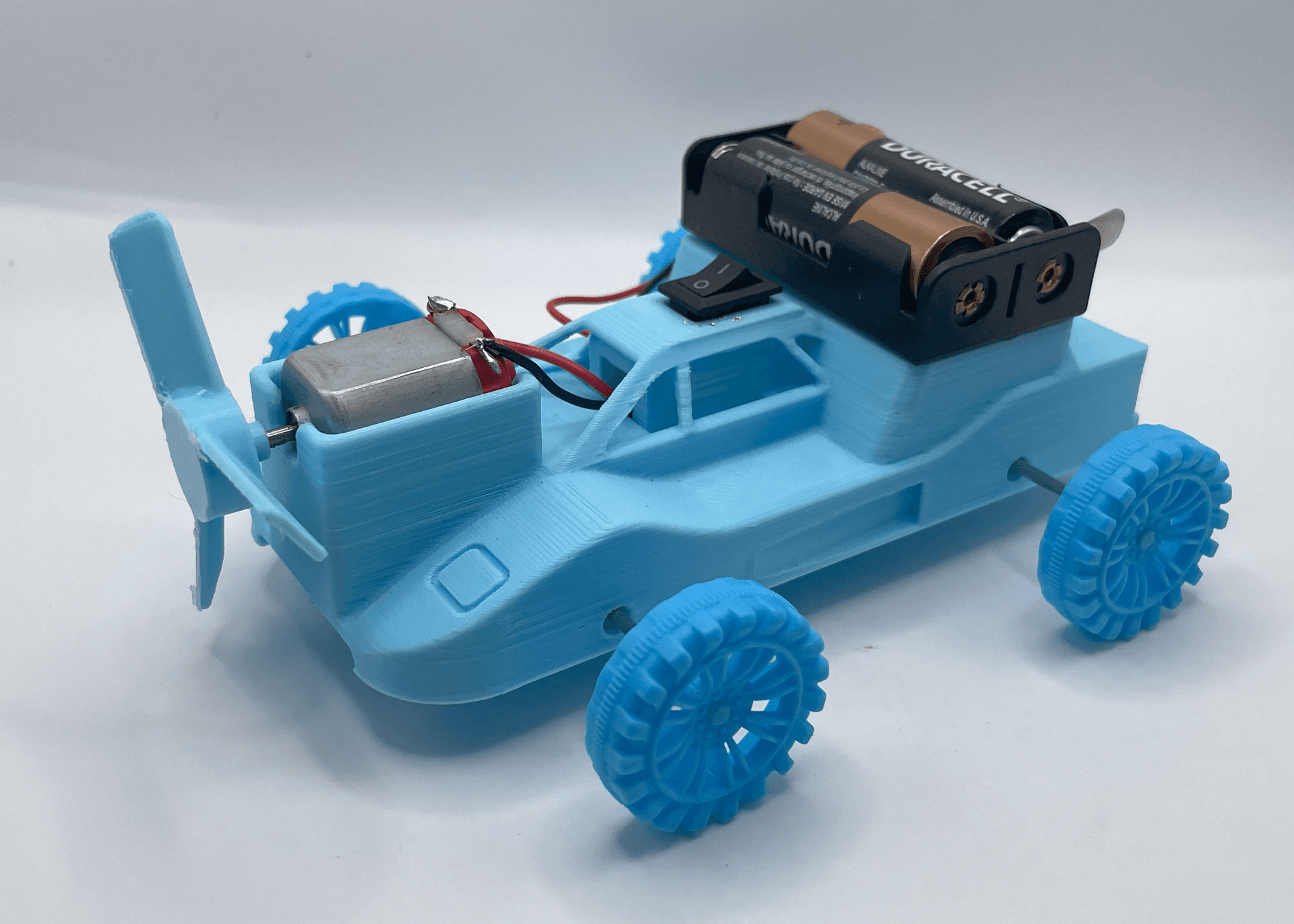 Propeller Car 3D model preview