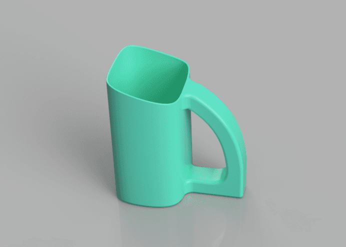 Bath Rinse Cup 3D model preview