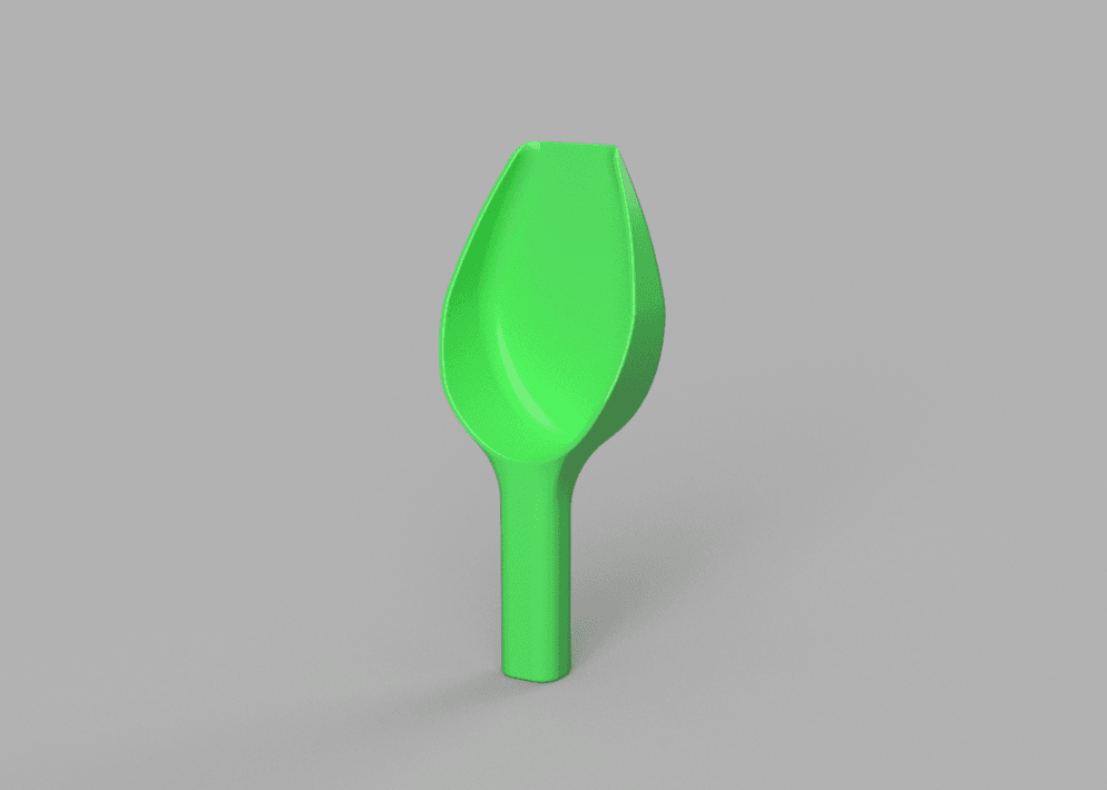 One Piece Ice Scoop 3D model preview