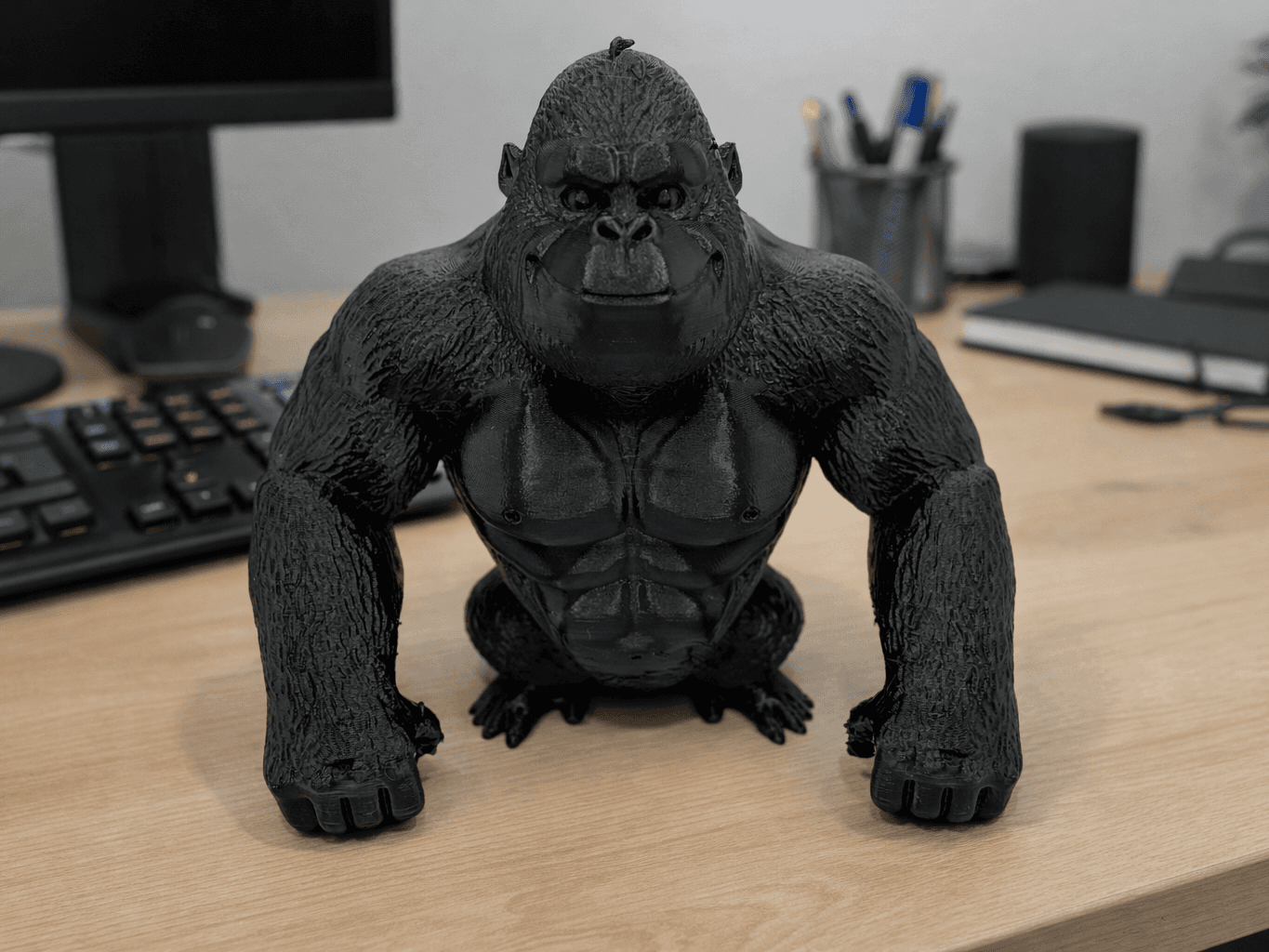 Squishy Gorilla – Flexible Toy/Stress Reliever 3D model preview