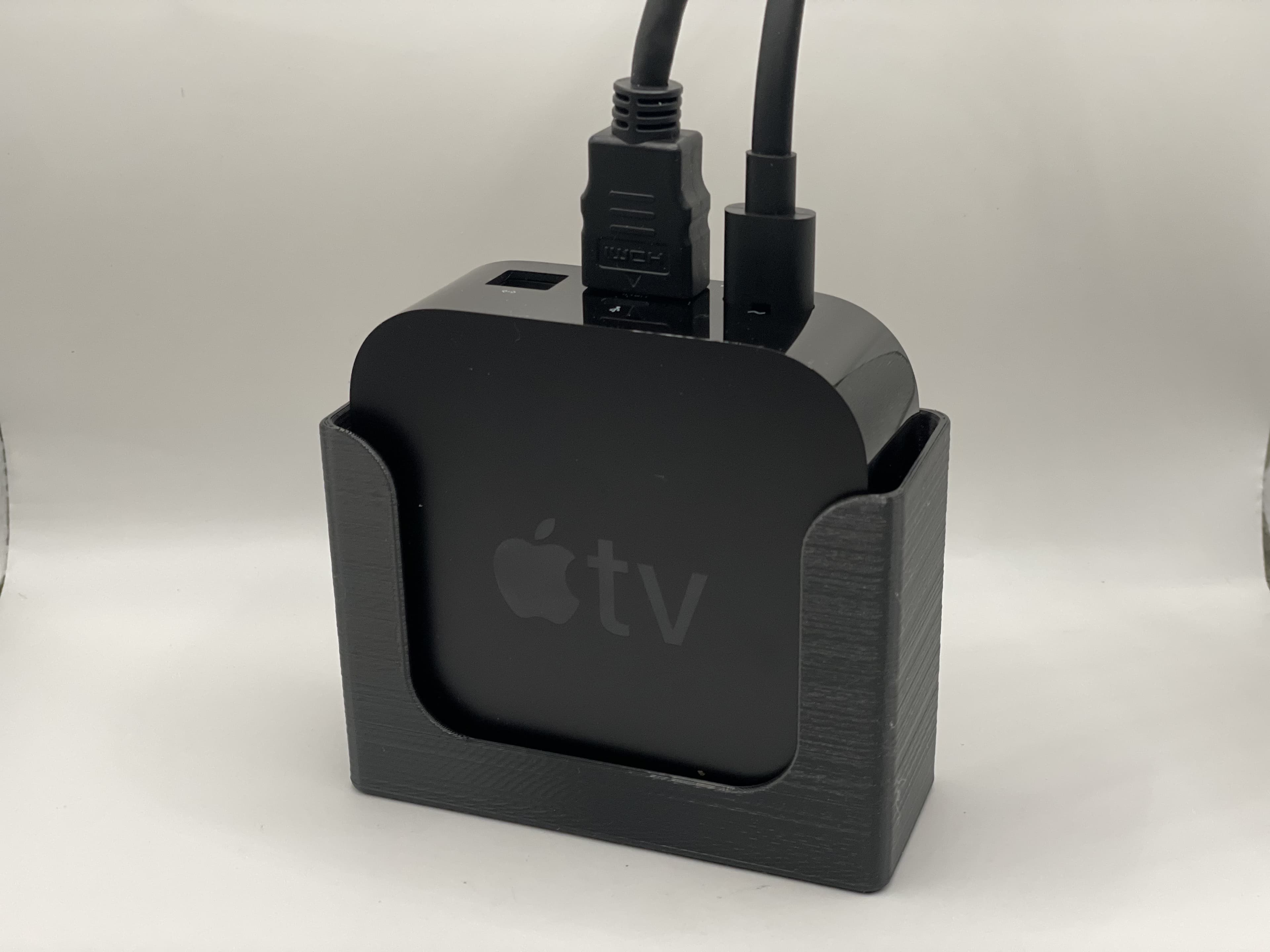 Behind TV Mount for Apple TV, VESA Adapter 3D model preview