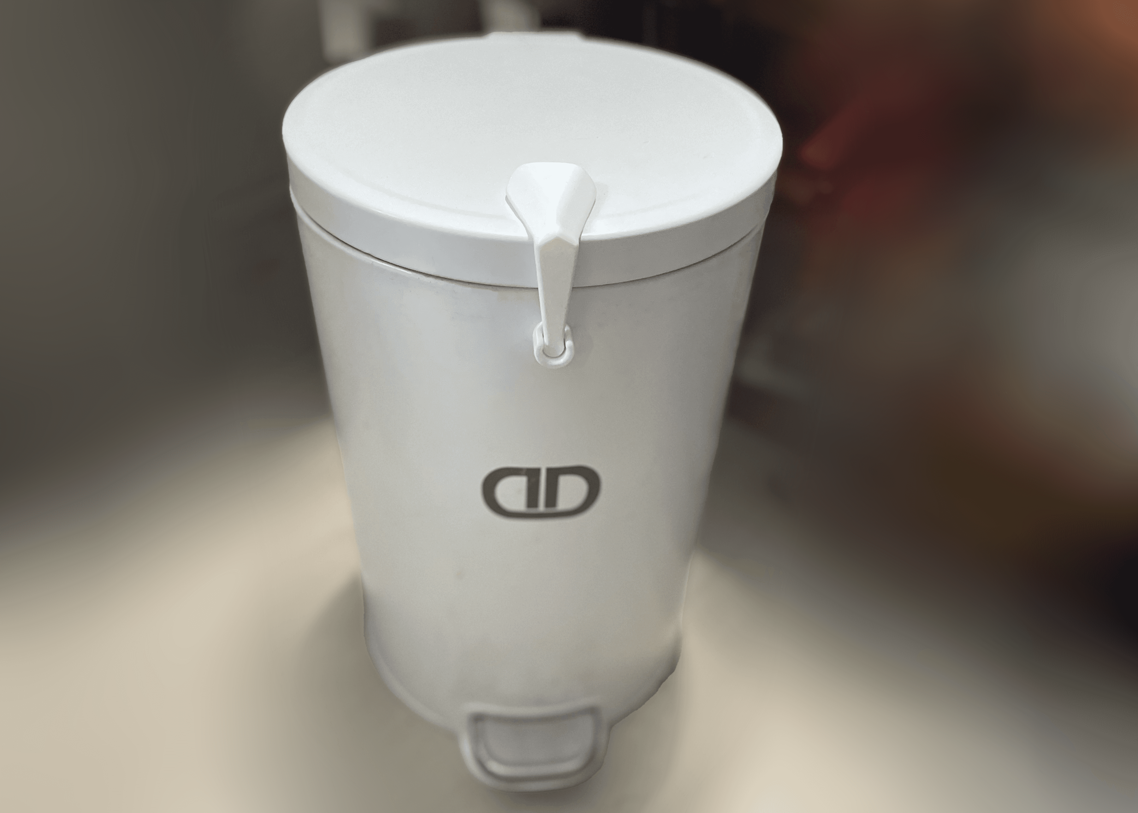 Dog Proof Trash Can Lid Latch 3D model preview