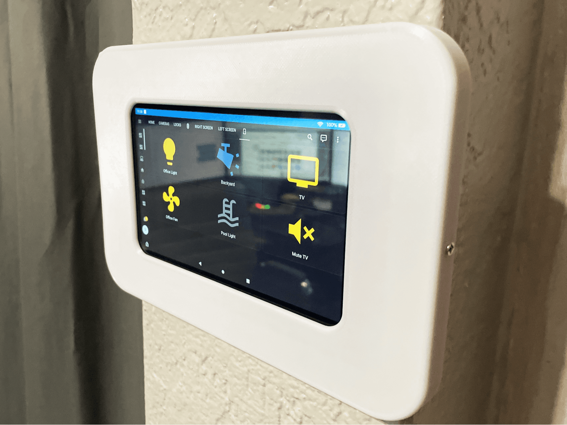 7 Inch Tablet Wall Mount for Amazon Fire HD 7 3D model preview