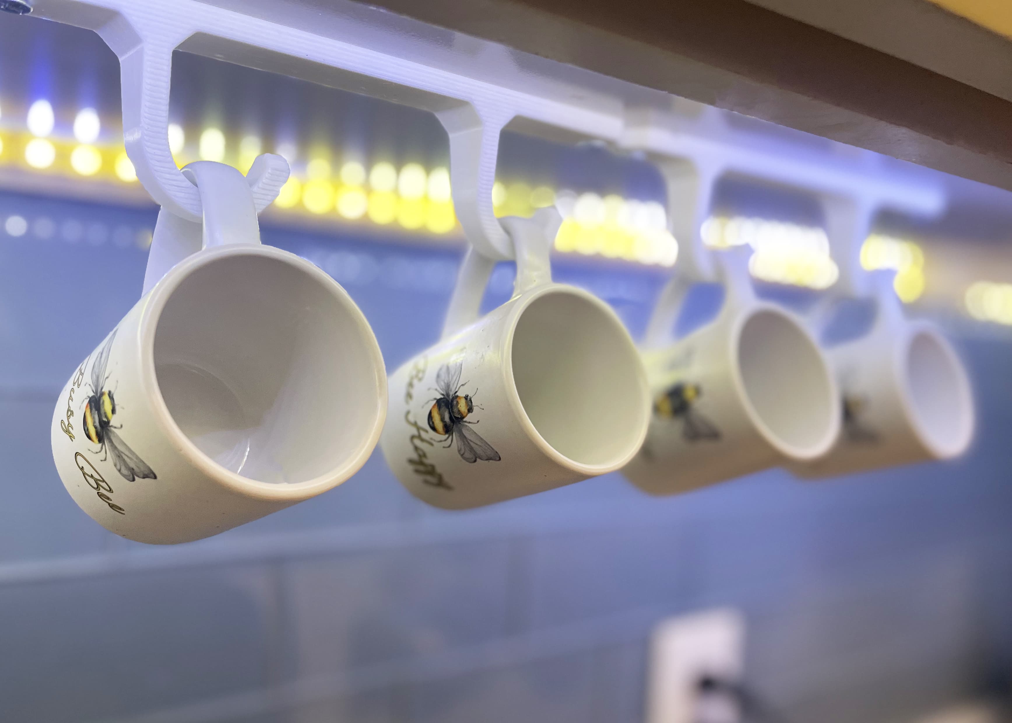 Under Cabinet Cup Hook 3D model preview