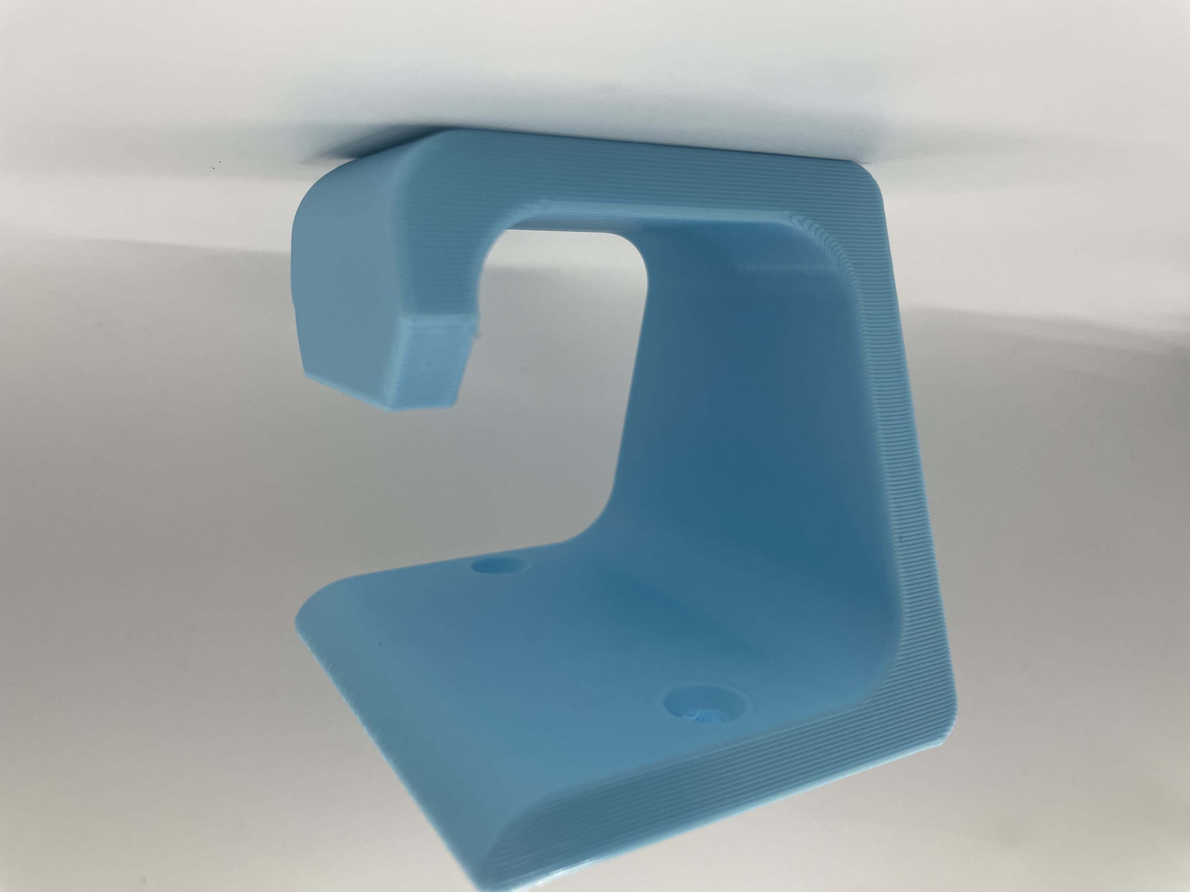 Under Desk Headphones Hanger 3D model preview