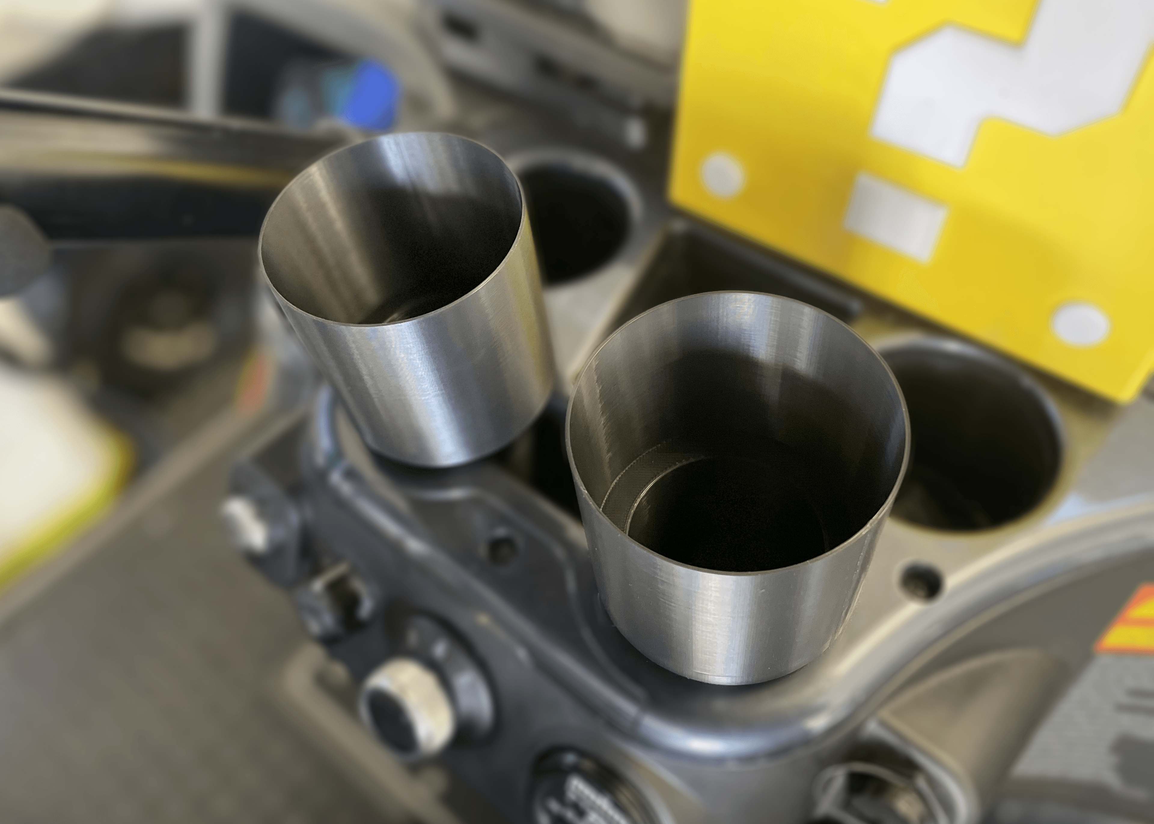 Golf Cart Cup Holder Adapter for EVolution 3D model preview