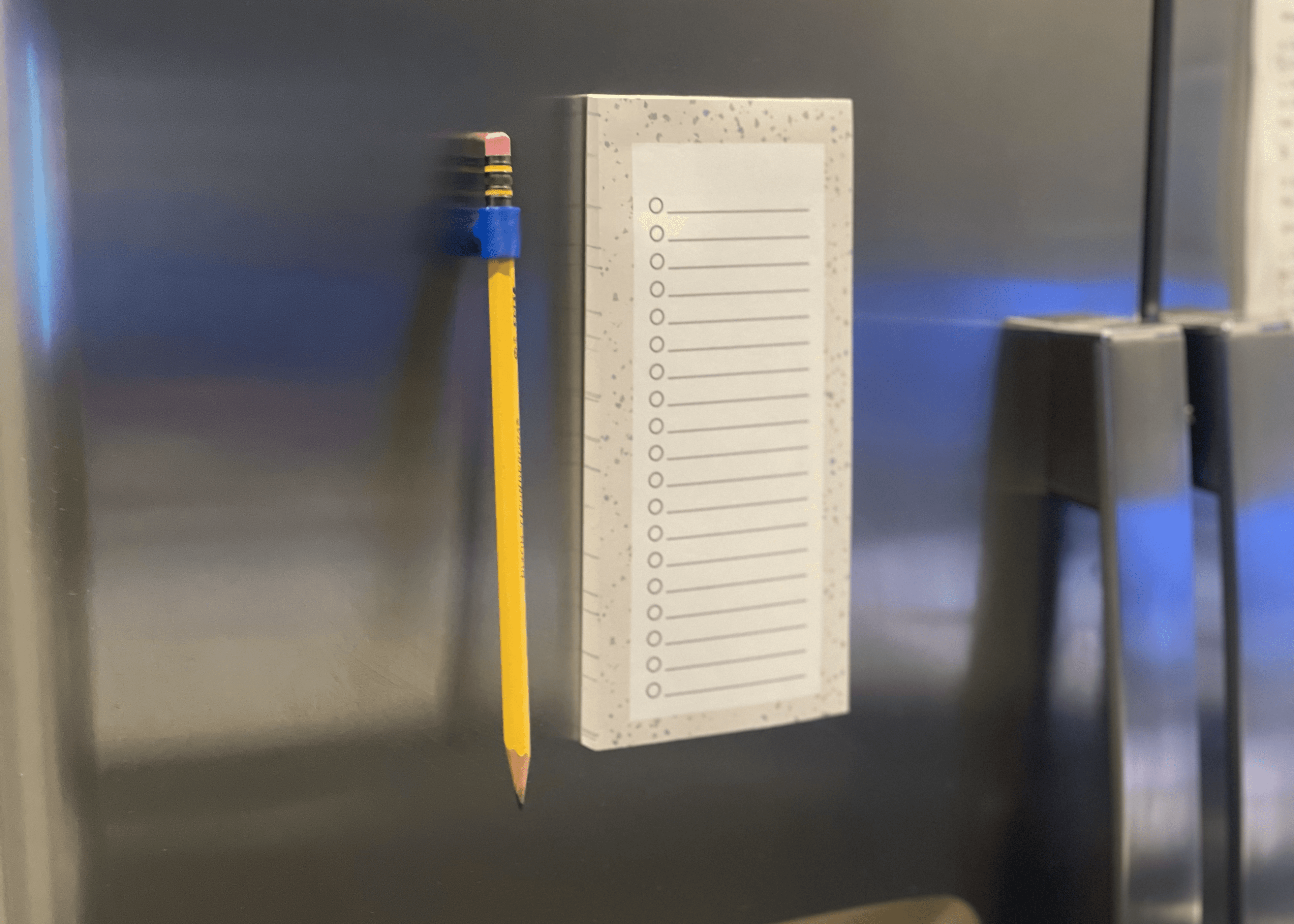 Magnetic Pencil Holder 3D model preview