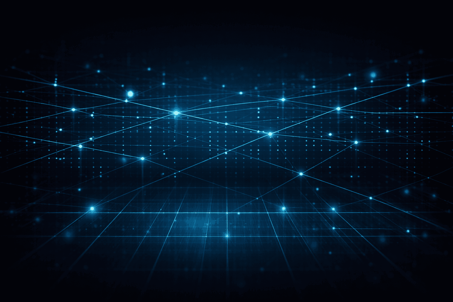 A glowing digital network background representing cloud deployment automation.
