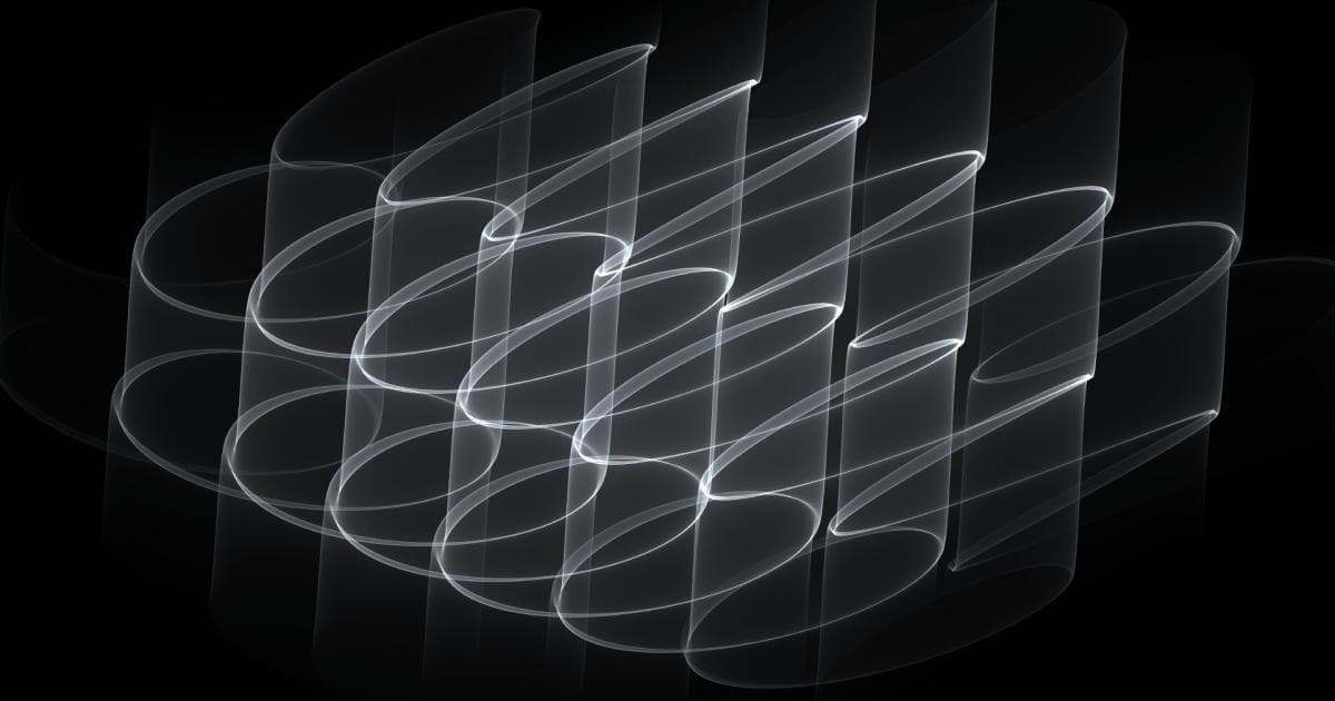 Abstract light ribbons suggesting telemetry, trace paths, and signal flow across connected systems.