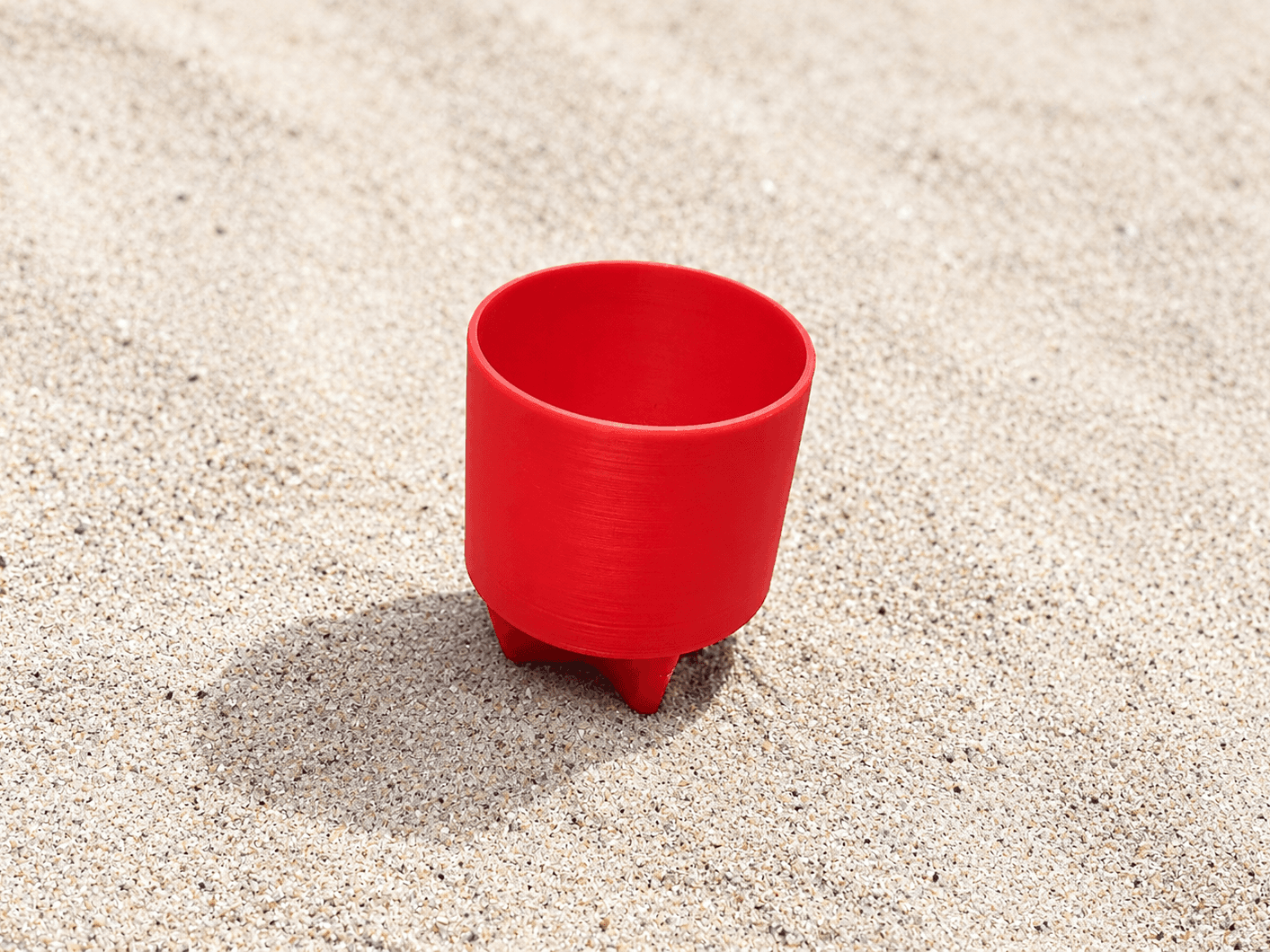 Beach Cup Holder, Sand Spike 3D model preview