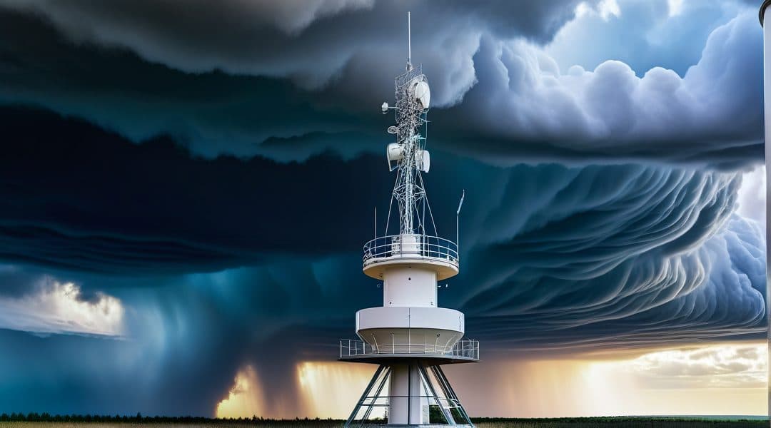 Dramatic storm scene used on the live Watching the Tropics page.